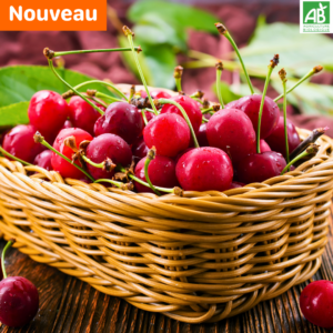 Cerises - la barquette de 250 gr
