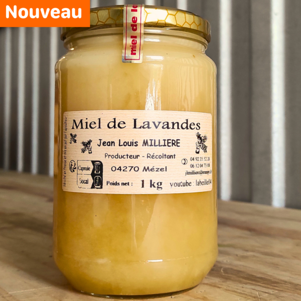 Miel de lavande (non bio) - le pot de 1 kg